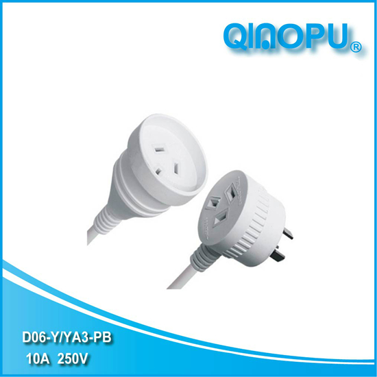 Australia 90-degree right angle power cord